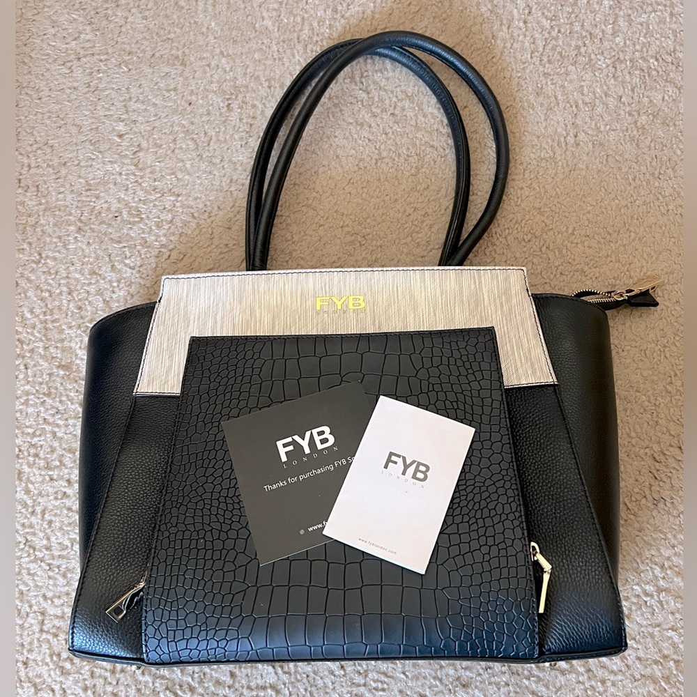 FYB London Smartbag Leather tote